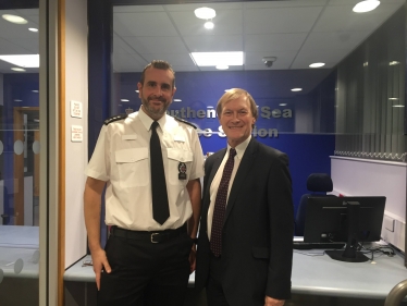 Local MP meets Southend Chief Insp Scott Cannon